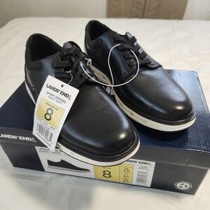 Lands' End Men's Black Sport Oxford Shoes